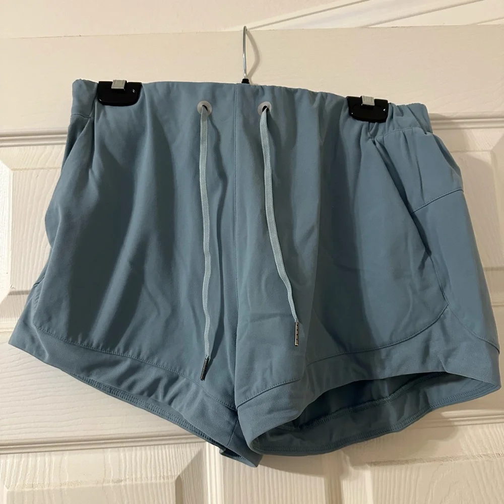 High-Rise Blue Boutique Shorts | XL | Align Feel - Picture 1 of 3